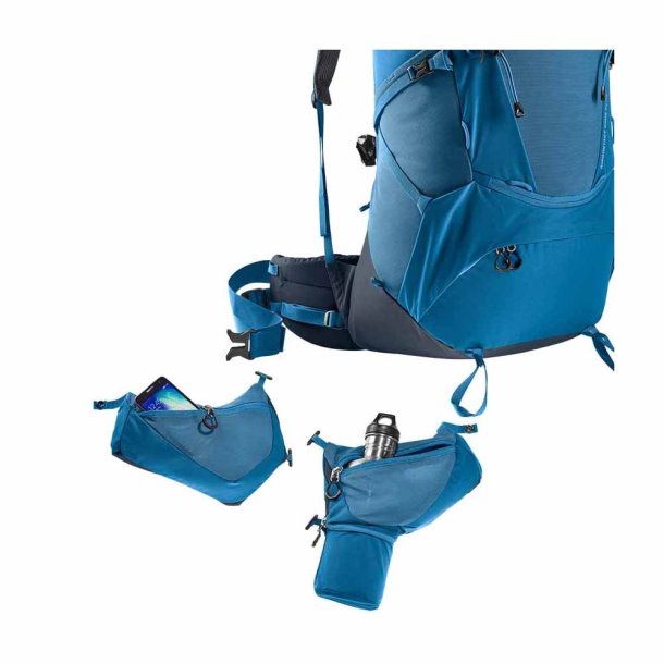 Deuter Aircontact コア 60+10 リーフインク/グラファイトシェール